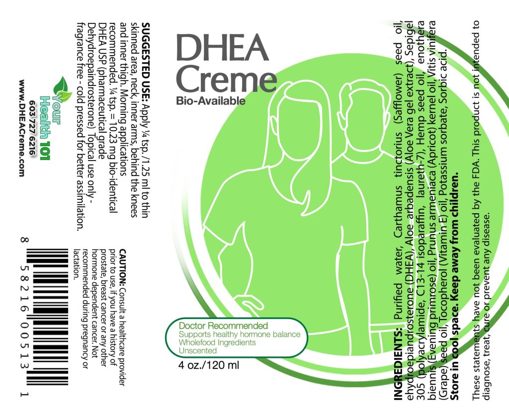 DHEA 4 oz Pump - Label