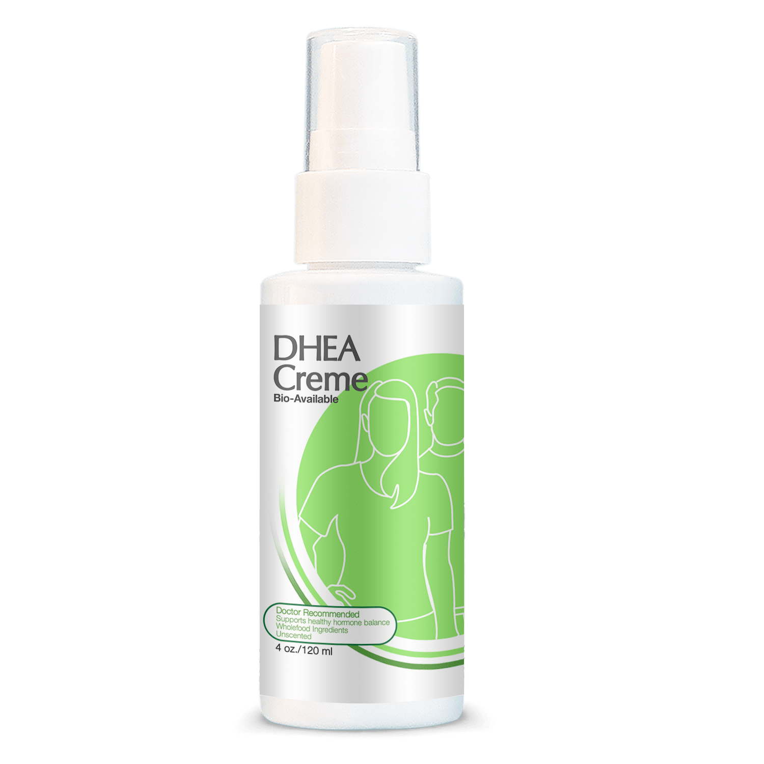 DHEA 4 oz Pump - Single View DHEA 4 oz Pump - Single View