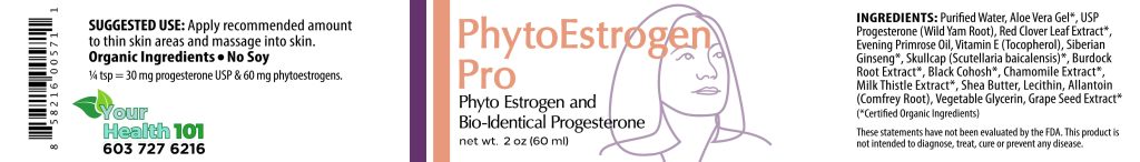 PhytoestrogenPro 2oz Jar - Label