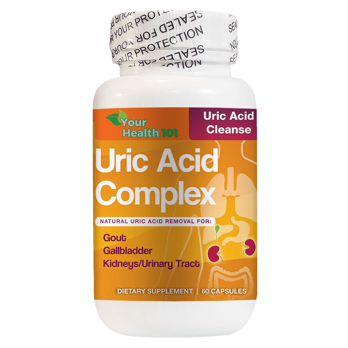 Uric Acid Complex 60ct - Single View Uric Acid Complex 60ct - Single View